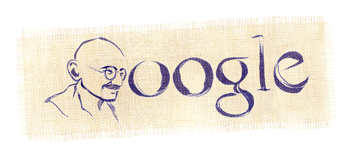 Gandhi's birthday - of course.